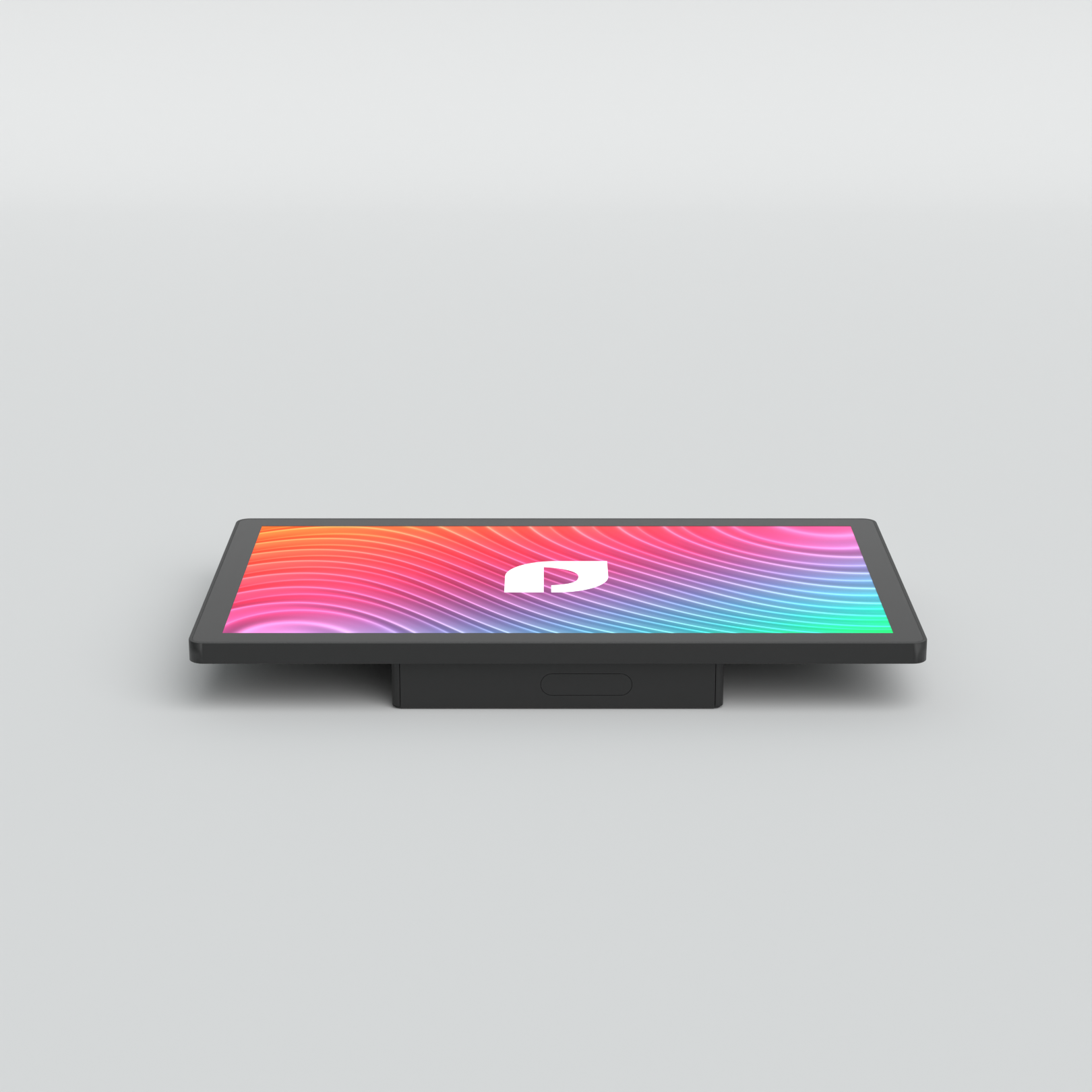 13 inch Full HD retail touch monitor side view for MyPlayer media players