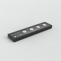 Digital Buttons slim control interface for retail fixture integration