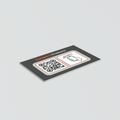 Smart-Tag Rectangle QR/NFC Sticker for retail product displays